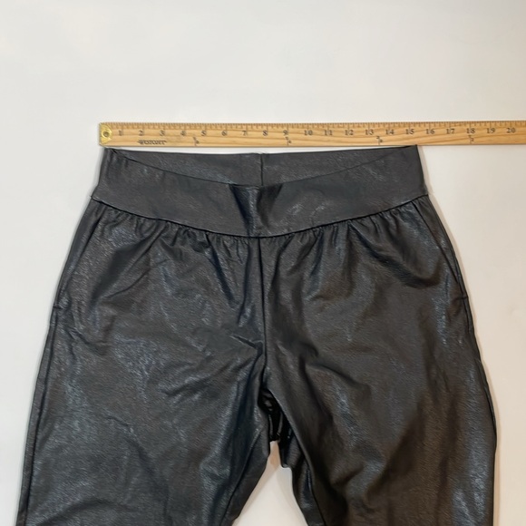 Commando Faux Leather Joggers L NWT Four-Way Stretch Relaxed Fit Black - Picture 9 of 14